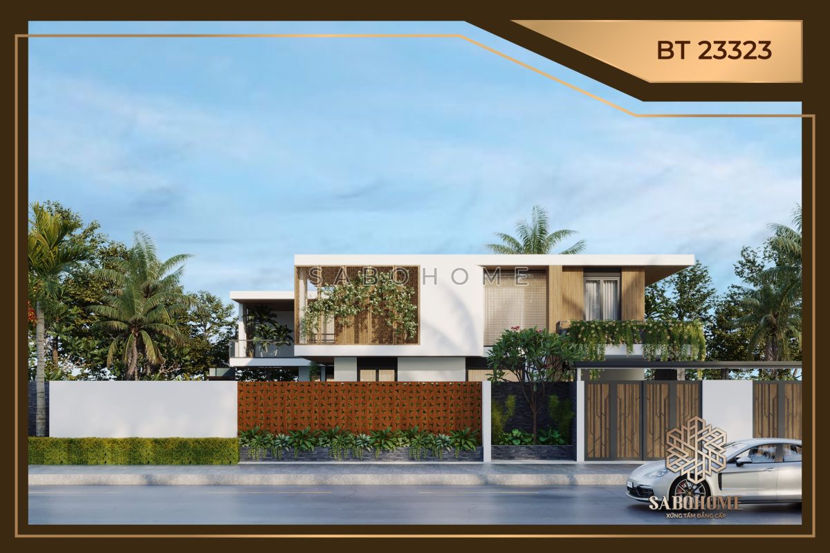 Biệt thự mái bằng 2 tầng của SaboHome - Tự hào của cuộc sống đẳng cấp