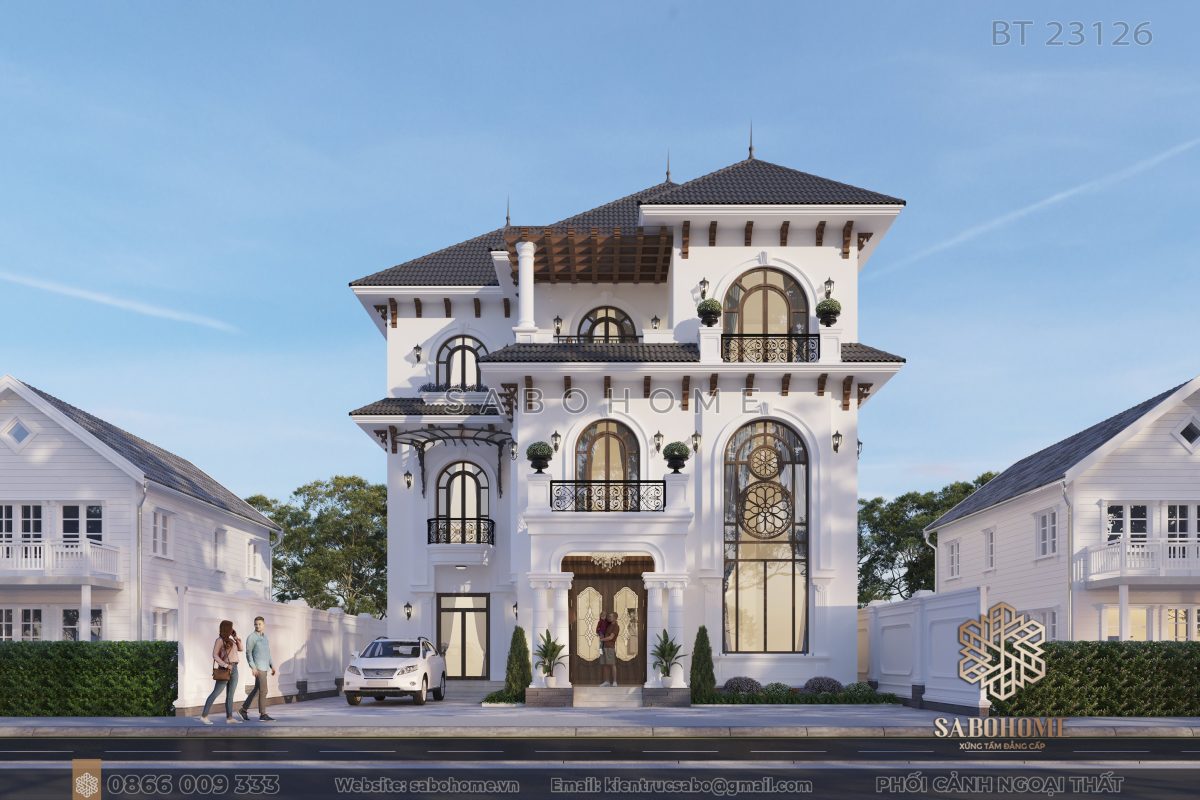 SaboHome - Kết nối giữa hiện đại và truyền thống trong không gian biệt thự hiện đại Địa Trung Hải