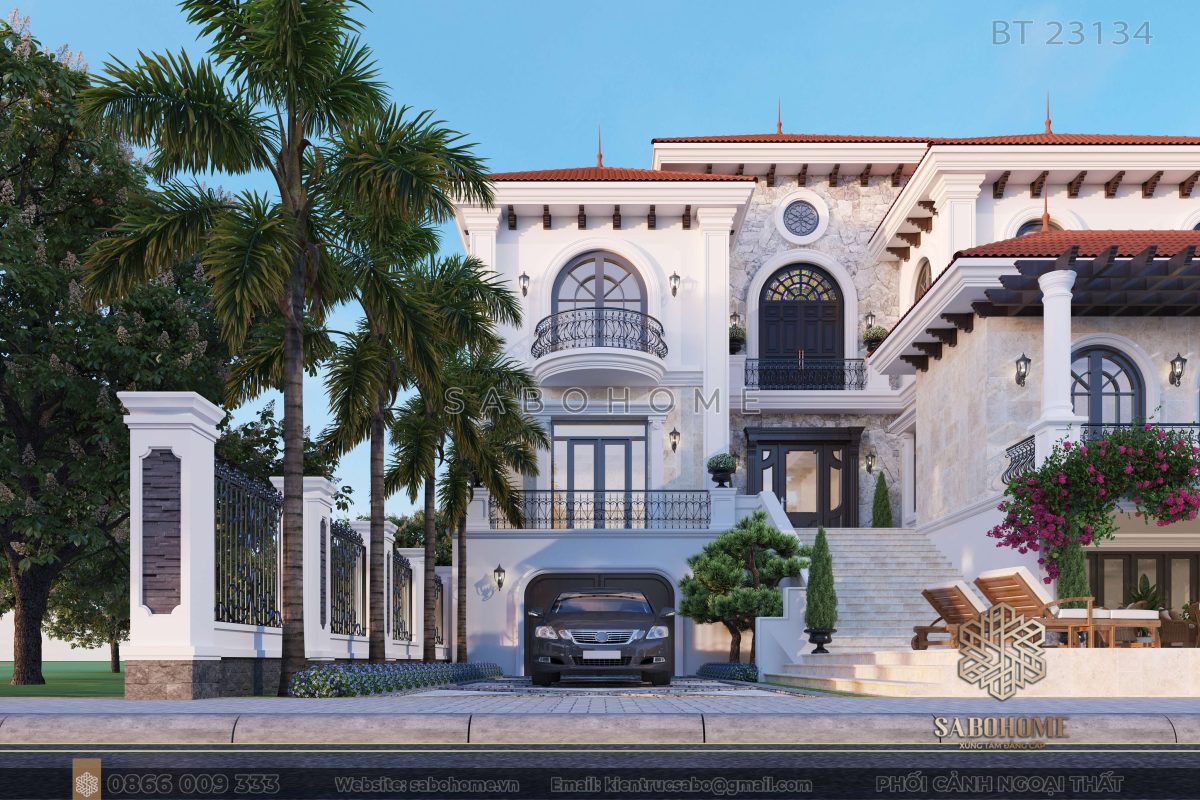 Nét Đẹp Cổ Điển, Kỷ Niệm Vĩnh Hằng Trên Mỗi Đường Cong, Mỗi Chi Tiết Trong Biệt Thự 2 Tầng.