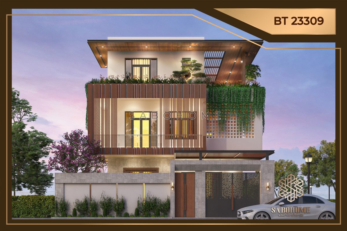 Biệt thự hiện đại mái bằng - Nơi tạo nên không gian sống lý tưởng và phong cách
