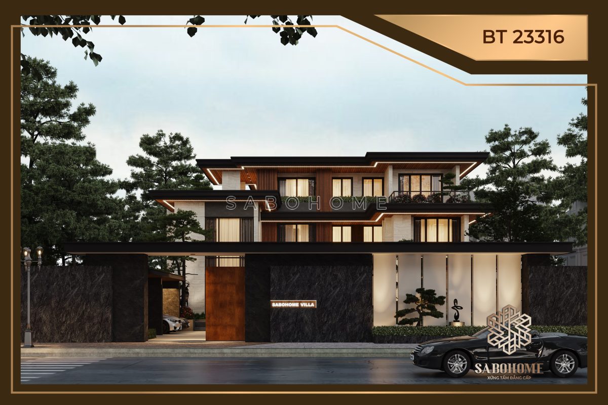 Mẫu biệt thự hiện đại - Sự kết hợp tuyệt vời giữa kiến trúc và phong cách sống đẳng