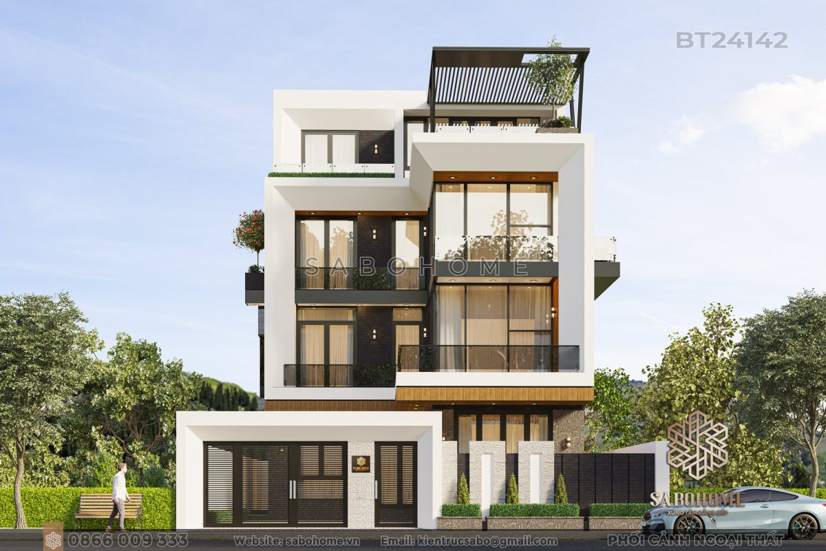Sống đẳng cấp trong không gian biệt thự hiện đại