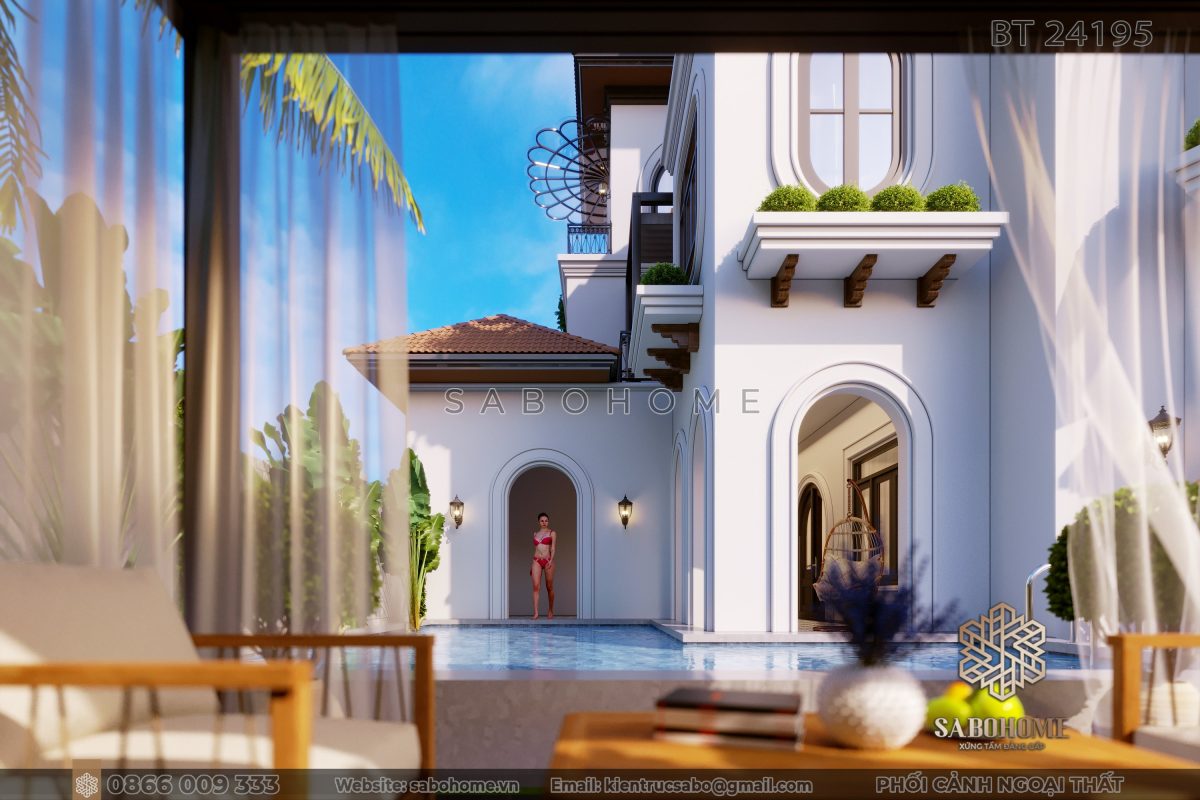 Biệt thự địa Trung Hải - Nơi thể hiện phong cách sống trẻ trung và sáng tạo Sống trẻ trung và tự do trong không gian sống địa Trung Hải