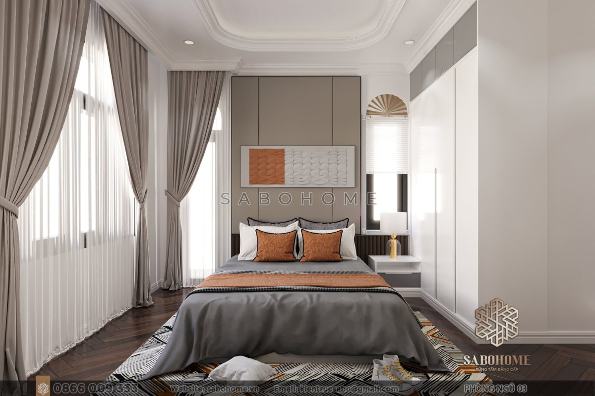 Sabohome - Tận hưởng không gian phòng ngủ sang trọng và tinh tế với thiết kế hiện đại và tiện ích