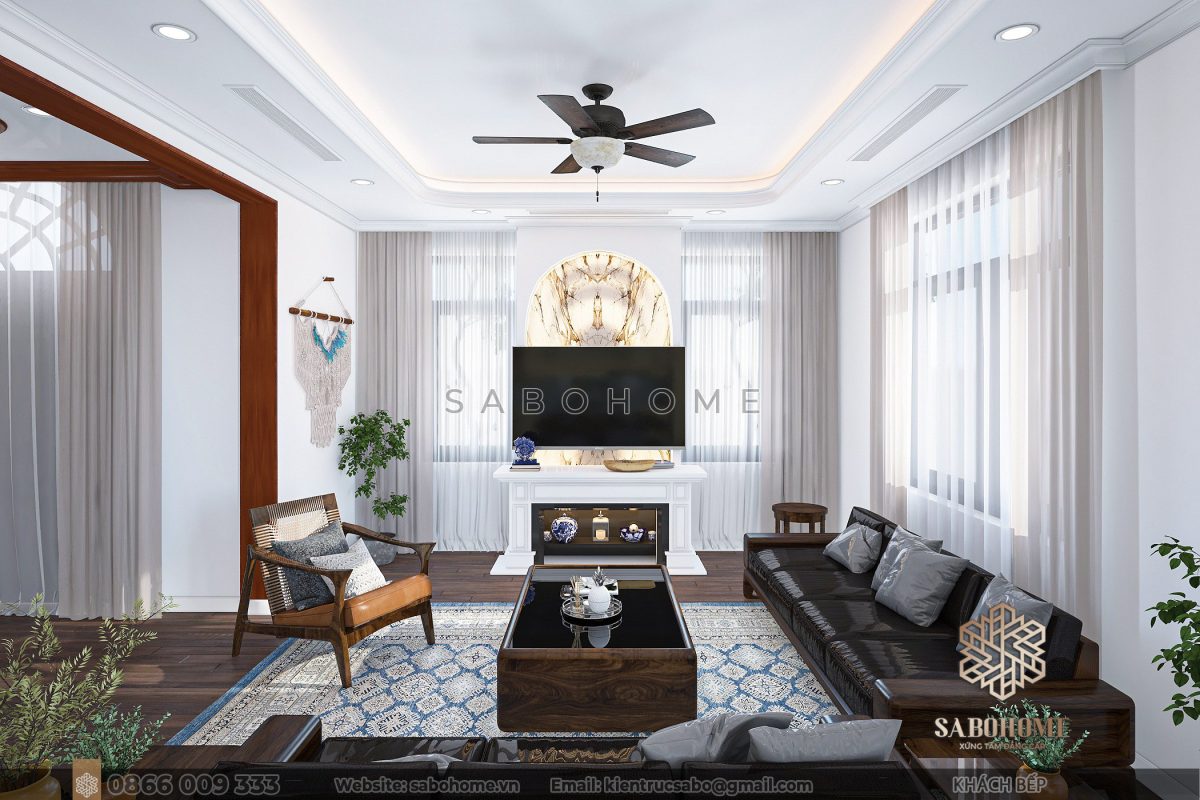 Thả mình vào làn gió mát của biệt thự Sabohome