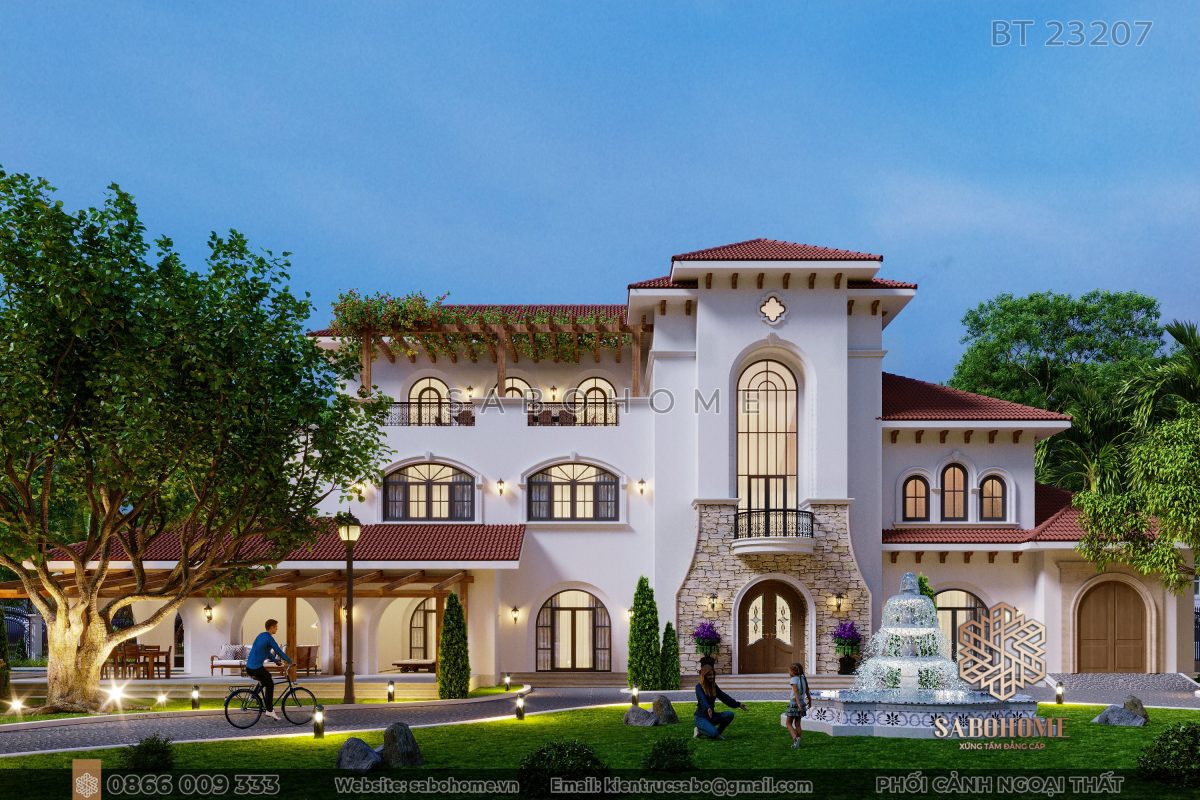 Biệt thự lâu đài SaboHome - Nơi hội tụ đẳng cấp, tinh tế và sự lộng lẫy.
